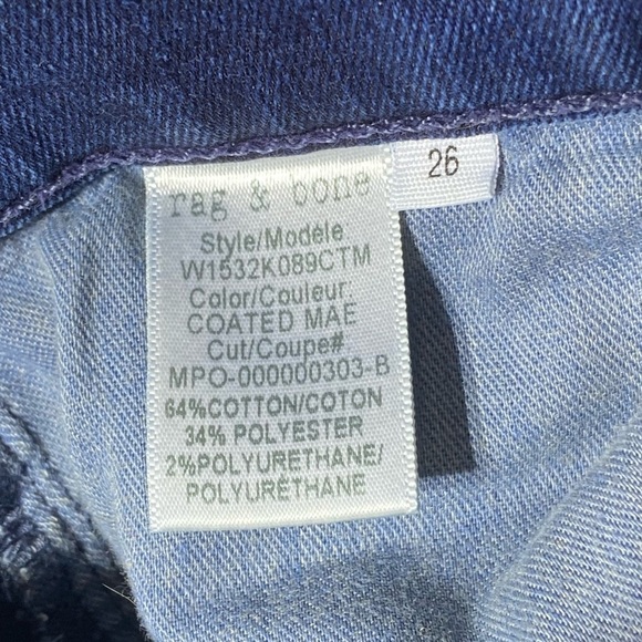 RAG & BONE Jeans Women's SZ 26 Blue Hi Rise Ankle Skinny Stretch Casual Denim - Picture 10 of 16